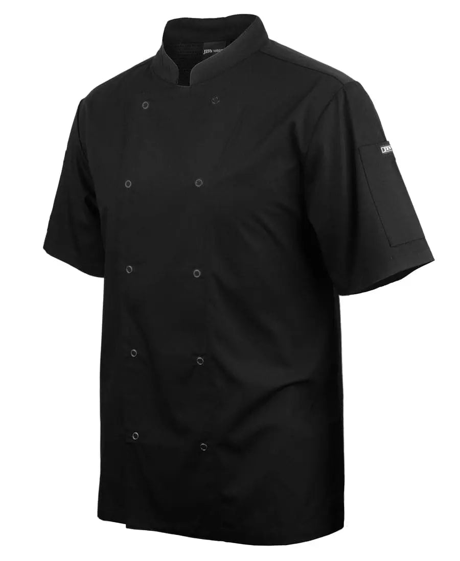 JB'S Short Sleeve Snap Button Chef's Jacket 5CJS - Flash Uniforms